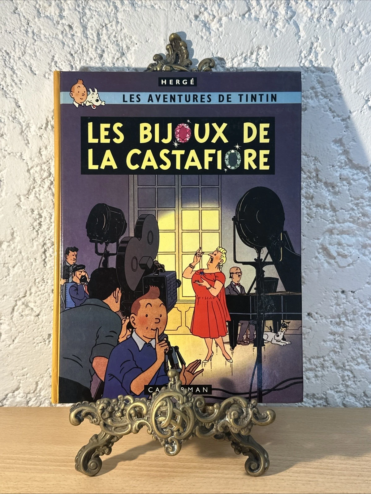 BD Les Aventures De Tintin Les Bijoux De La Castafiore Hergé Casterman 1963