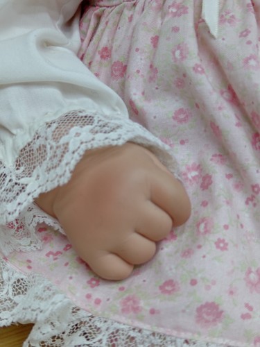 Vintage 1980s Lee Middleton Reva Schick 20" Newborn Baby Doll - Limited Edition - Bild 3 von 9