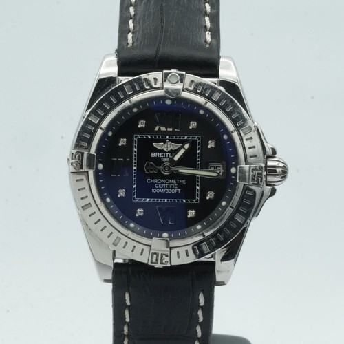 Breitling Cockpit Quartz A71356 Quartz Damen Uhr Stahl Stahl B...