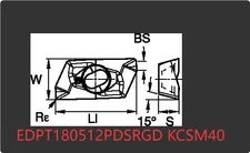 ORIGINAL    5PCS   USER  TOOLS   EDPT180512PDSRGD KCSM40