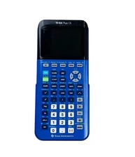 Texas Instruments TI-84 Plus CE Graphing Calculator Blue w/ Case Tested