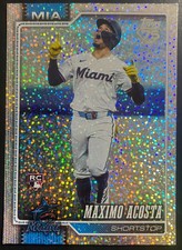 2026 Topps Series 1 Maximo Acosta #172 ROOKIE Celebrations Confetti
