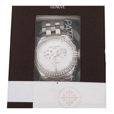 Patek Philippe Annual Calendar White Gold Auto 37mm Diamond Watch 5037/1G-001