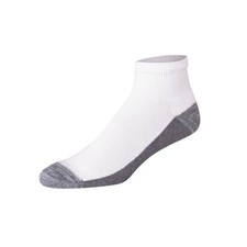 Hanes X-Temp Men's Cushioned Ankle Socks with Arch Support  Vent White 10-13