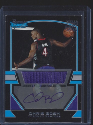 Chris Bosh #78 — 2003 Bowman Signature basketball card