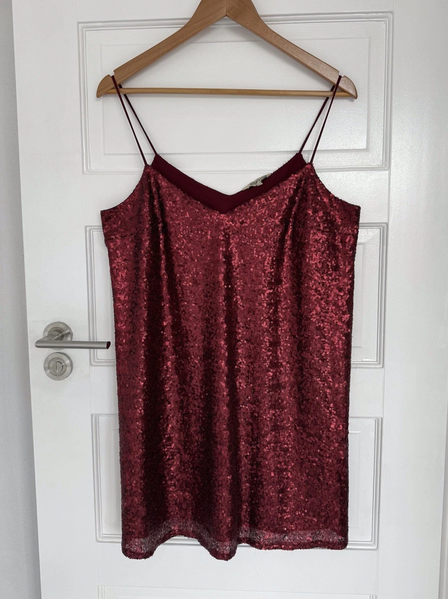 open lace back dress Noel Sequin Cut-Out Maxi Dress Red– Selfie Leslie main image 1