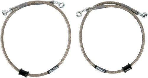 04-08 雅马哈 YZF-R1 Russell Cycleflex 双线赛车前刹车线套件 R09781 — 第 2/4 张图片