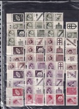 Poland MNH 1948 Mi. 511/514 Nice lot of 40 stamps with vignet cv 350€ 2 pages