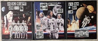 PROJECT MERCURY APOLLO & SPACE SHUTTLE ERA CHRIS CALLE TRI-FOLDER PRESENTATION