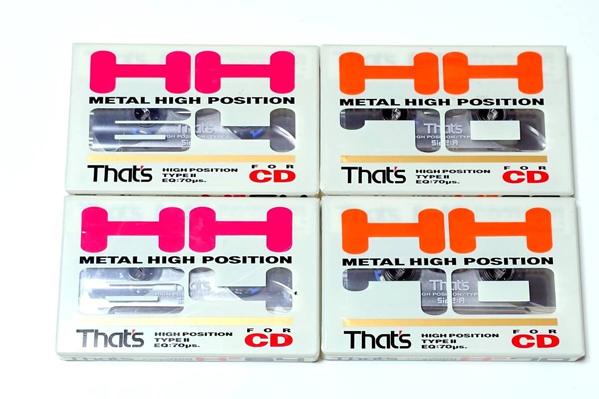 Taiyo Yuden That's HH4 (64 minutes x 2 70 minutes x 2) High Position cassette