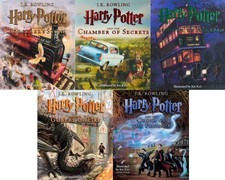  Harry Potter Illustrated Editions Books 1 5 ...