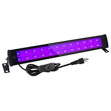 50W 1.4Ft UV-A LED Black Light Bars with 59in Plug Switch Stand 1 Pack 1 Pack