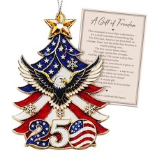 America 250 Christmas Ornament 2026 United States 250th Anniversary Decor