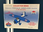 NEW 1992 Amoco Vintage Airplane Bank 1:32 Scale 1932 Lockhead Vega DIECAST 35001 — photo 1
