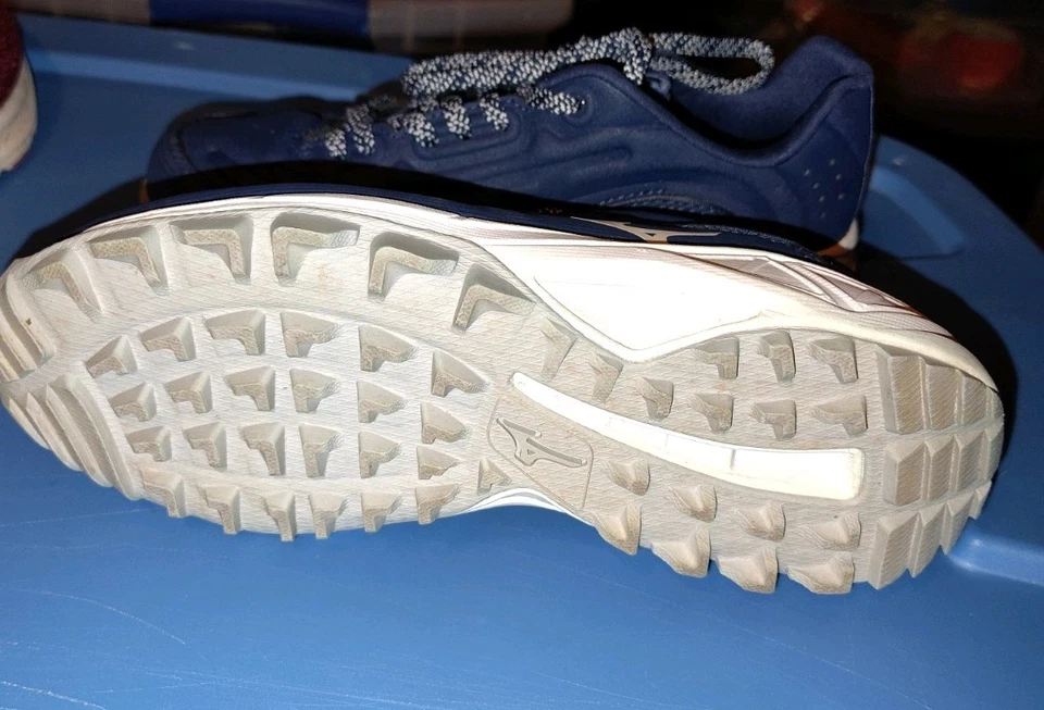 Zapatos Atléticos Mizuno Mujer CIC Especiales Azul Oscuro Apoyo EE. UU. Talla 6 Usados en Excelente Condición Foto 4 de 4