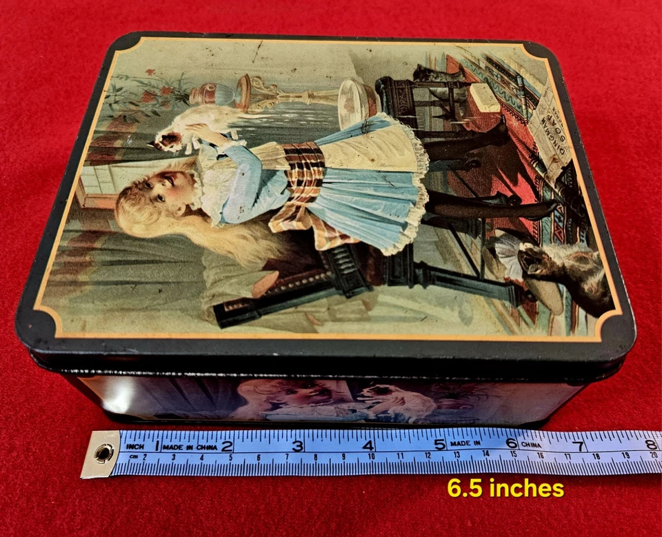 6.5 X 5 X 2.75 Inch Reproduction Vintage Dingman Soap Tin - Image 2 of 4