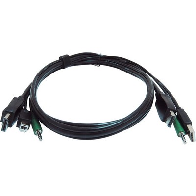 Black Box SKVMCBL-DP-06TAA KVM Cable DP USB Audio 6ft