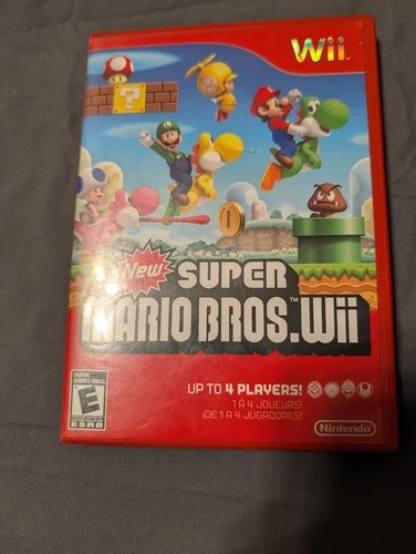 New Super Mario Bros. Wii (Nintendo Wii, 2009) Complete CIB