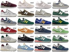 SCARPE NEW BALANCE ML574 ML U 574 UOMO DONNA NB PELLE SHOES BLU 41 42 43 44 45