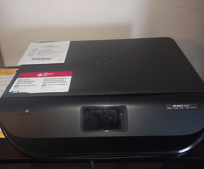 HP Envy 4520 Wireless All-in-one Color Printer,  Has Ink & Installation Disc