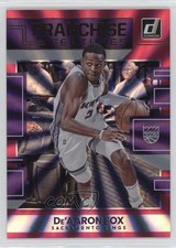 2022 Panini Donruss Franchise Features Holo Pink Laser /50 De'Aaron Fox #25 0hr