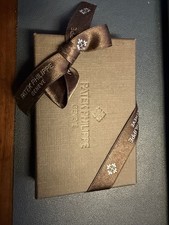 NUOVO portafoglio porta carte Patek Philippe Calatrava in pelle di vitello nero - regalo AD VIP