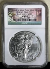 2014 W American SILVER Eagle Dollar NGC MS 70 Early Release-West Point Label