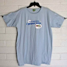 NWOT eBay P Seller No Sleep Power Nap Sleep  Cotton Knit T Shirt Adult OSFM
