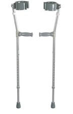 Drive Medical Lightweight Forearm Crutches Adjustable 37- 46 in, Adult, 10403 