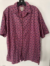 VINTAGE Reyn Spooner XL Whale Floral Button Up Made in Hawaii Aloha Shirt