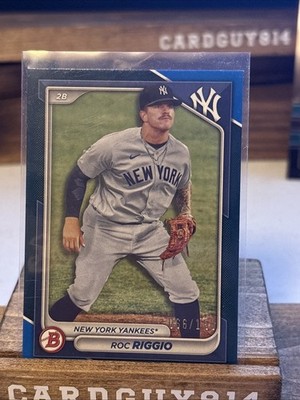 2024 Bowman Prospects Roc Riggio #BP-70 Blue Border /150 (RC)