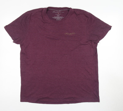 Kenneth Cole Herren T-Shirt Lila M Rundhals