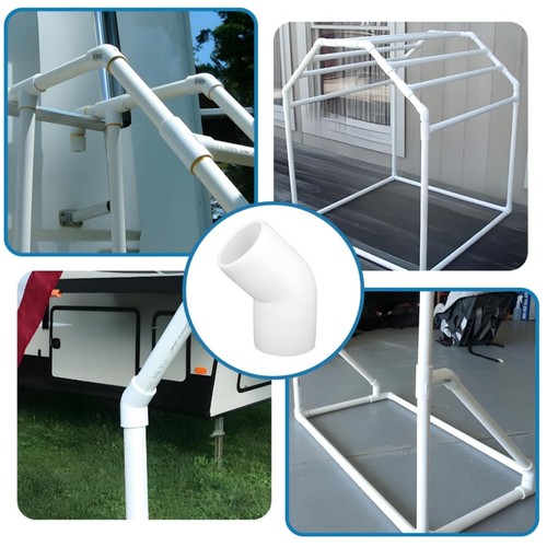 PVC Pipe Fittings 45° Degree Elbow Water Supply Adhesive Water Pipe Fitting - Picture 9 of 43