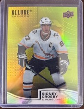 21-22 Allure Rainbow Yellow/Green Sidney Crosby Pittsburgh Penguins 