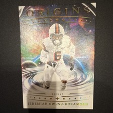 2025 Panini Origins Jeremiah Owusu-Koramoah #24 Cleveland Browns Football Card