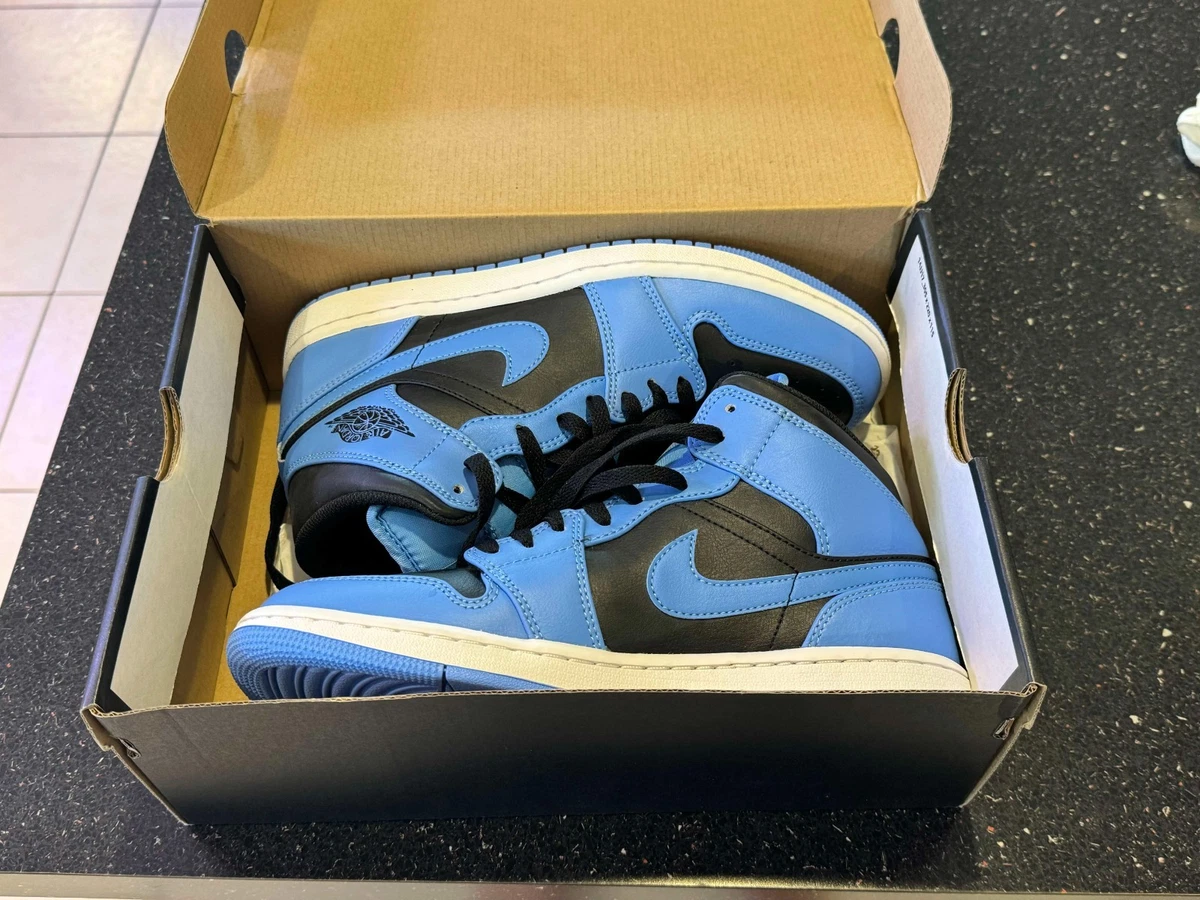 Jordan 1 Mid University Blue Black for Sale | Authenticity