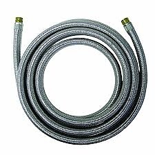 Stainless Steel Icemaker Supply Line, 12 Foot CONNECTS WATER LINE TO ICE MAKER 1