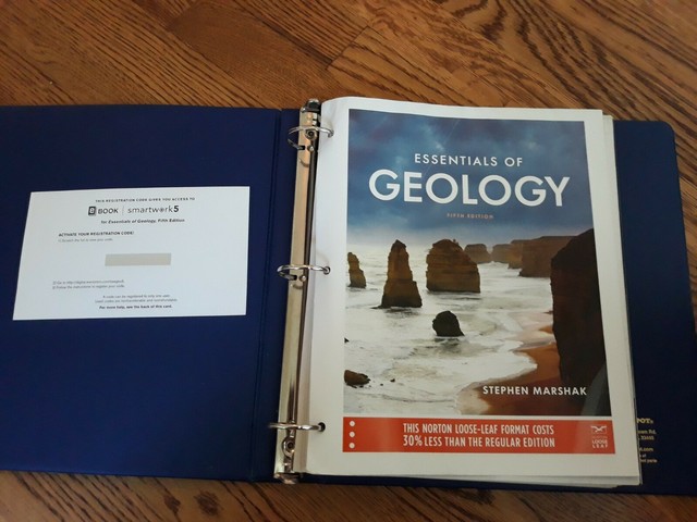 Essentials of Geology by Stephen Marshak (2016, Mixed Media / Digital