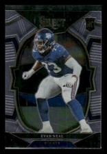 2022 Panini Select #83 Evan Neal Rookie New York Giants