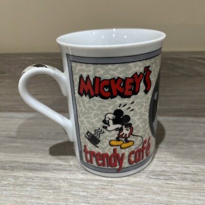 Mickey Mouse - Walt Disney - Mug - Mickey s Trendy Cafe - Pre-Loved