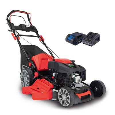 Scheppach Benzin Rasenmäher MS225-56E mit E-Start & 56cm Schnittbreite | 6PS 65L