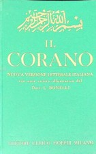 IL CORANO  BONELLI LUIGI HOEPLI 1965