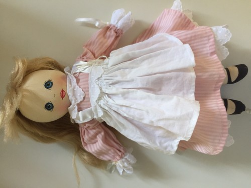 rag doll Cloth Doll Alice With White Rabbit - Bild 6 von 12