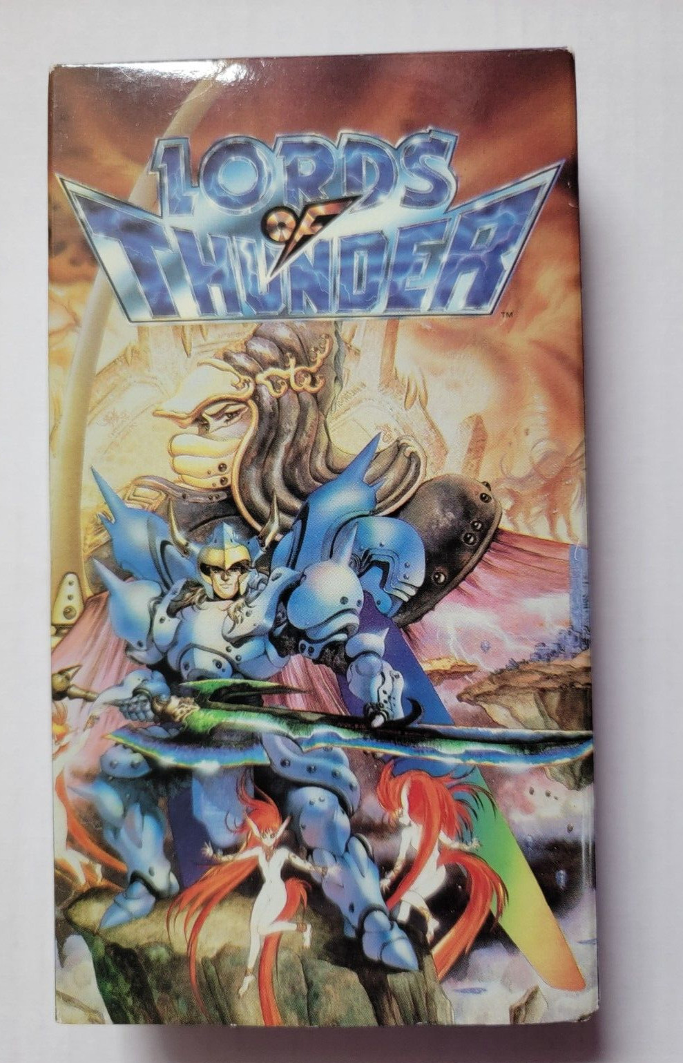 RARE VTG 1993 Lords Of Thunder VHS Promo Video Masamune Shirow Art Sega CD 1993