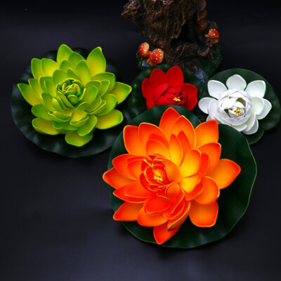 6 PCS Schwimm Pool Künstliche Schwimmenden Aquarium Lily Decor