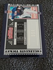 2019 Panini Draft  Picks College Tickets Max MeyerTeam USA Baseball Card USA-MM