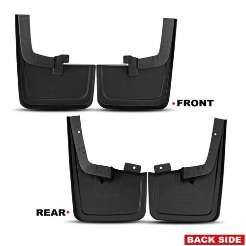 4pcs Mud Flaps Splash Guards Fender With Wheel Lips For 15-20 Ford F-150 Pickup - Picture 4 of 12