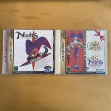 Nights into Dreams + Christmas Nights SEGA SATURN SS Japanese Action Video Game