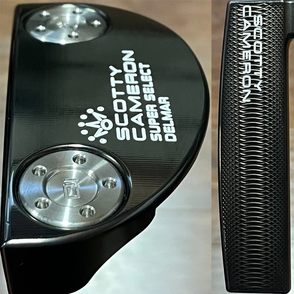 Scotty Cameron Super Select Del Mar Putter W/ Stability Shaft - LH - Xtreme Dark - Image 2 of 4