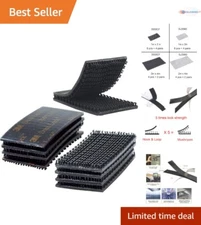 Dual Lock Fastener Black 1x2in 8pcs Heavy Duty Tape Reclosable Adhesive Mounting